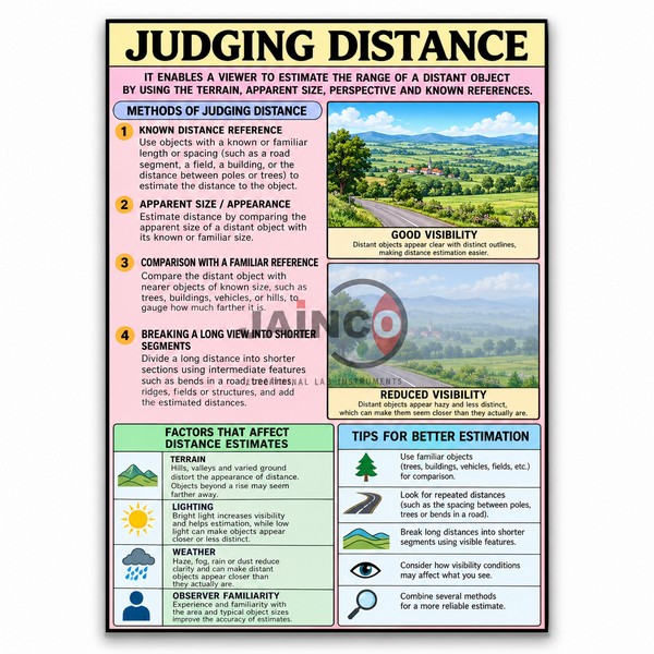 Judging Distance Chart